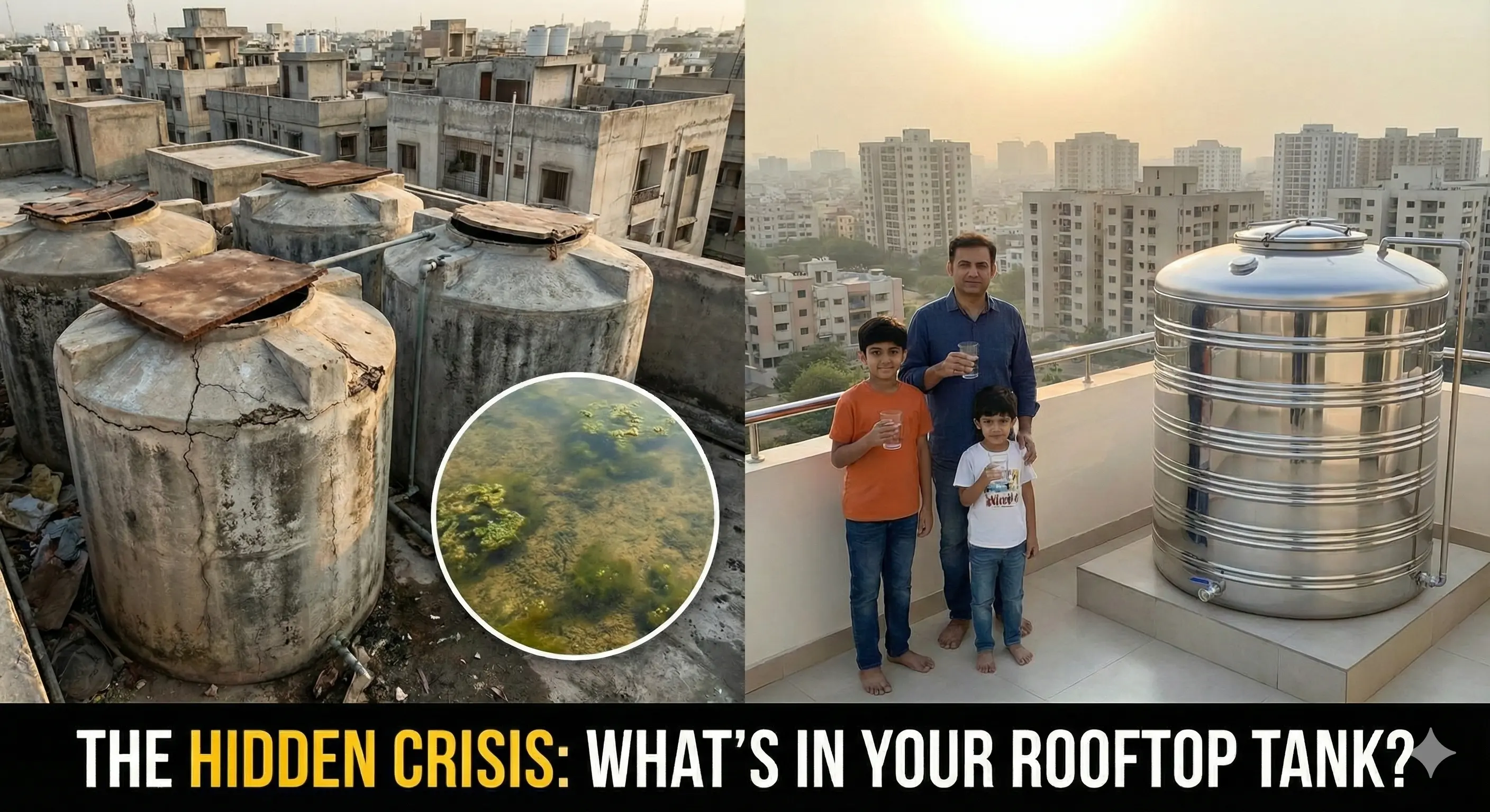 The Rooftop Water Tank Crisis: Bacterial Growth in Karachi Apartments
