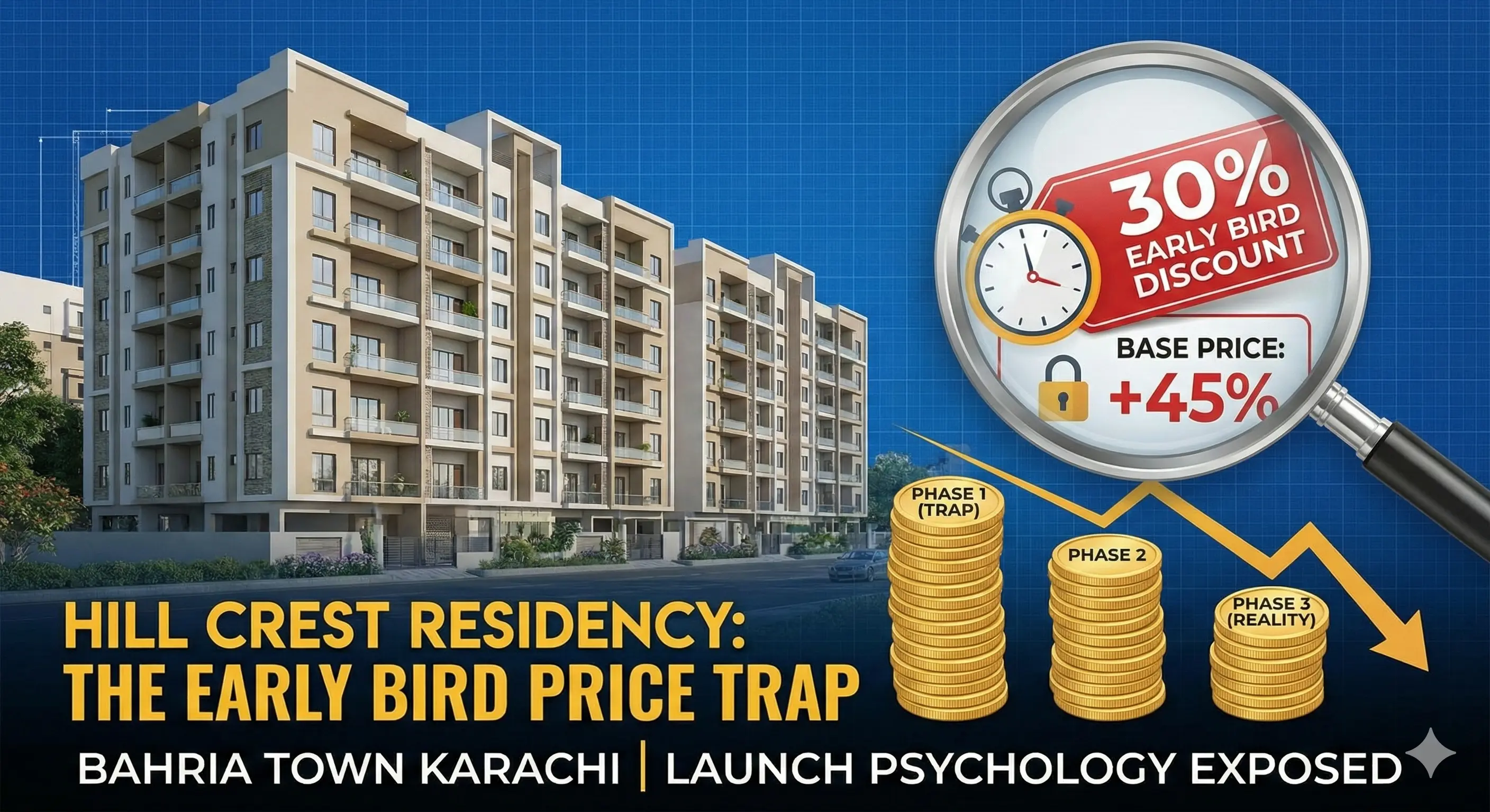 Hill Crest Residency Bahria Town: Why Early Bird Discounts Hide Price Traps
