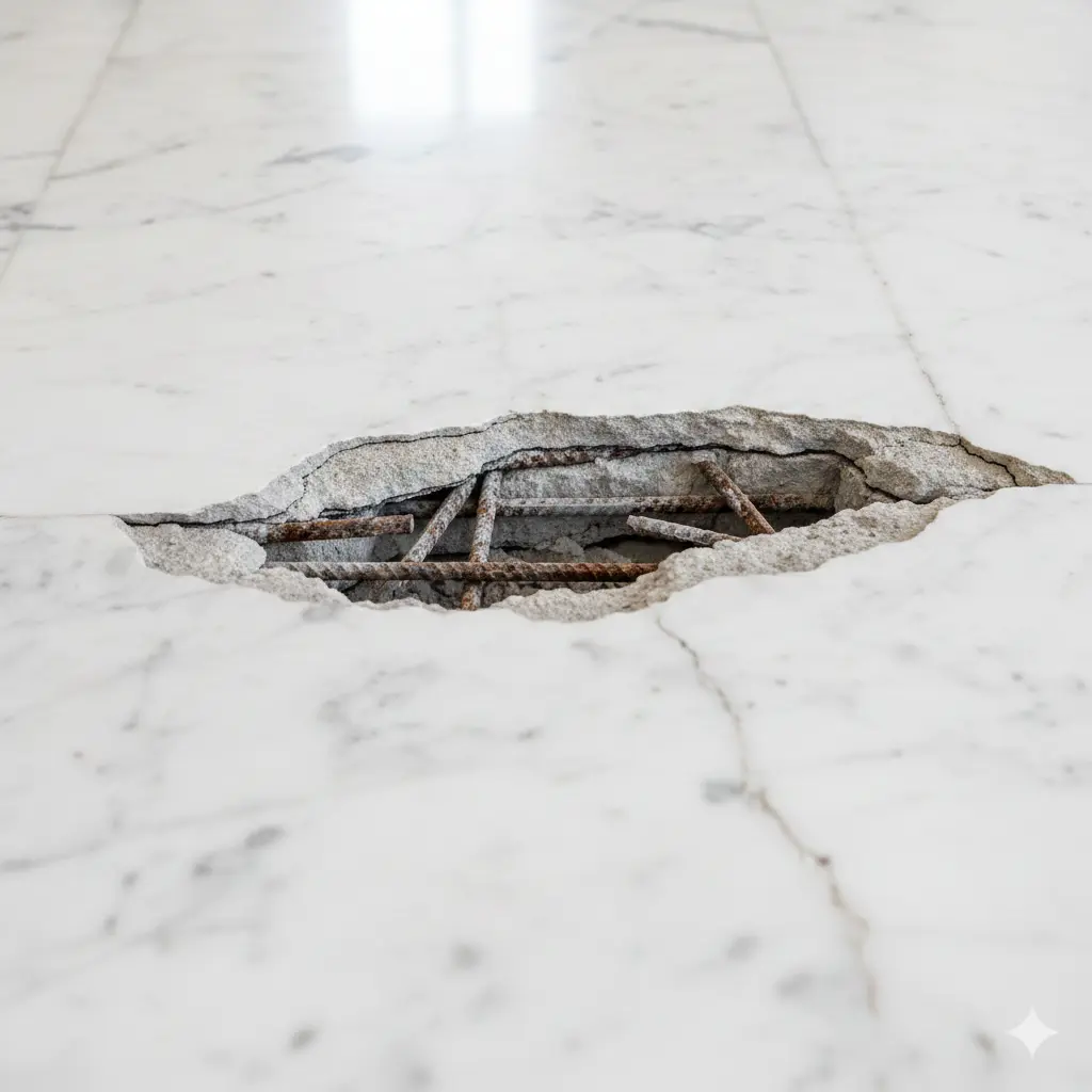 Why Italian Marble Can't Fix Cheap Grade 40 Steel: Luxury Apartments Bahria Town