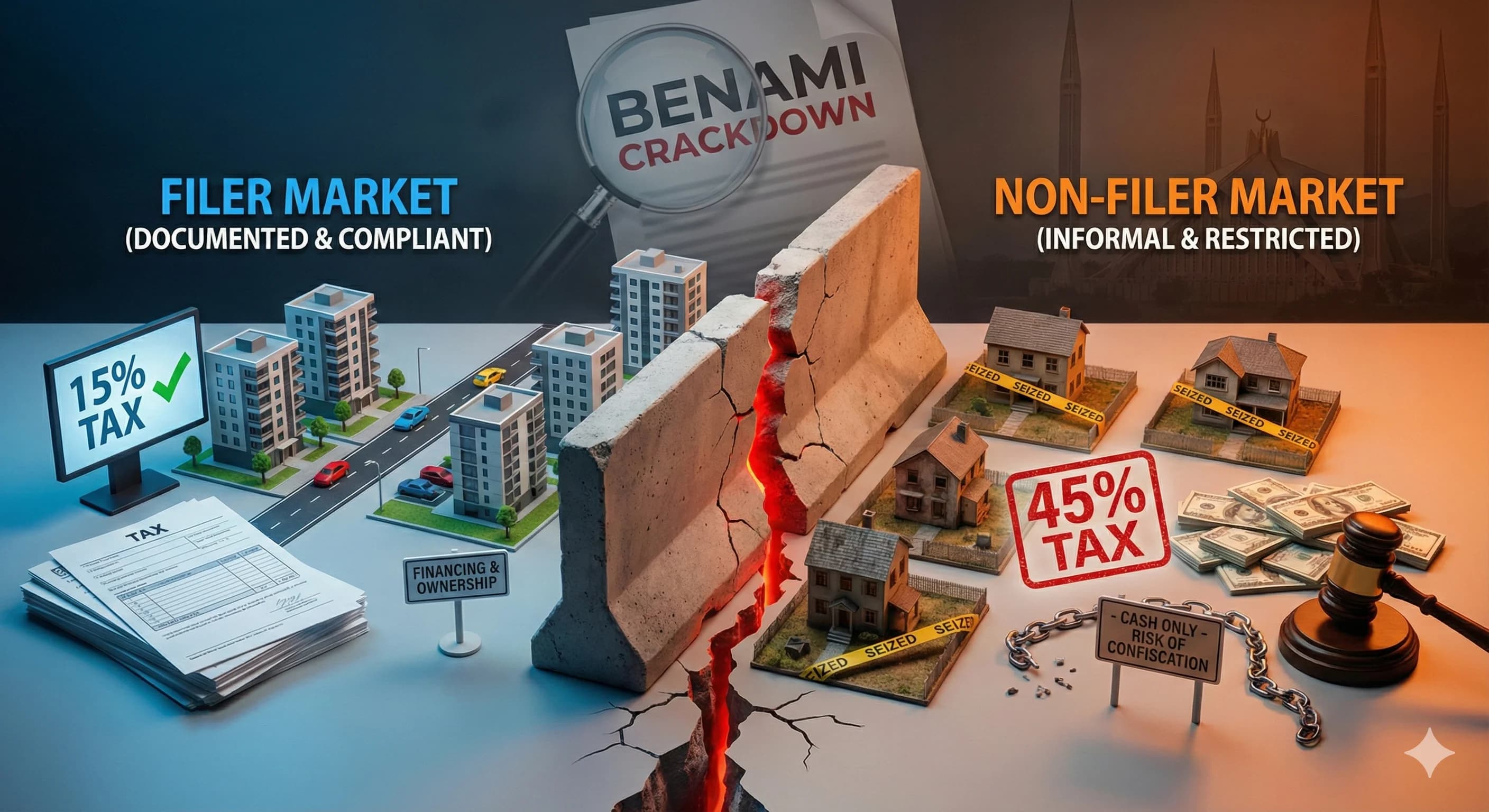 The 45% Tax: How Pakistan's Filer vs Non-Filer Divide Just Split the Property Market